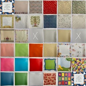 Bulk 46ct 12x12 scrapbook pages + carrying case